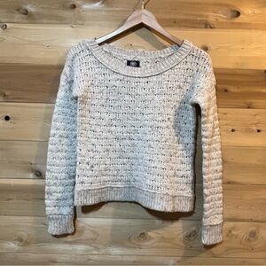 American Eagle Alpaca Wool loose knit Y2K Granola Sweater
